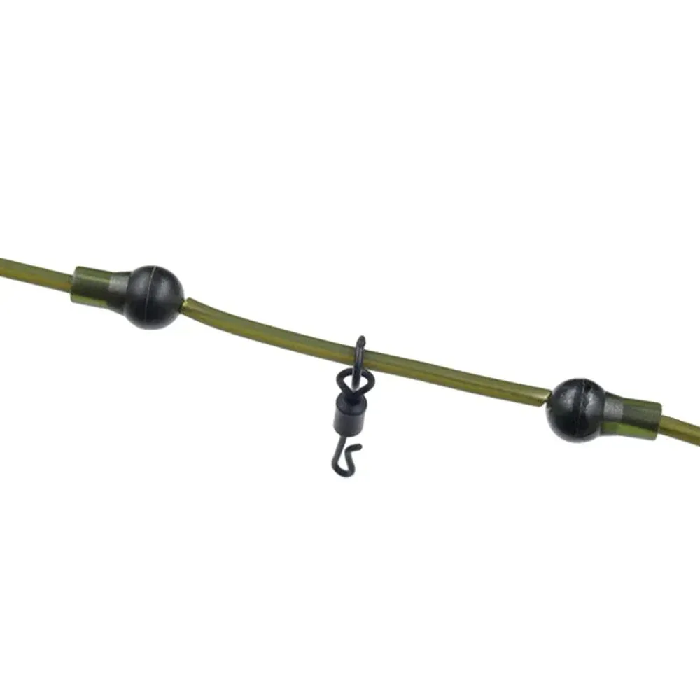 جولة رئيس عازلة الخرز المغذية الصيد عازلة الخرز أنبوب مطاطي ذيل بأكمام مضادة للتشابك أجزاء معالجة منصات الكارب الأوروبية #2