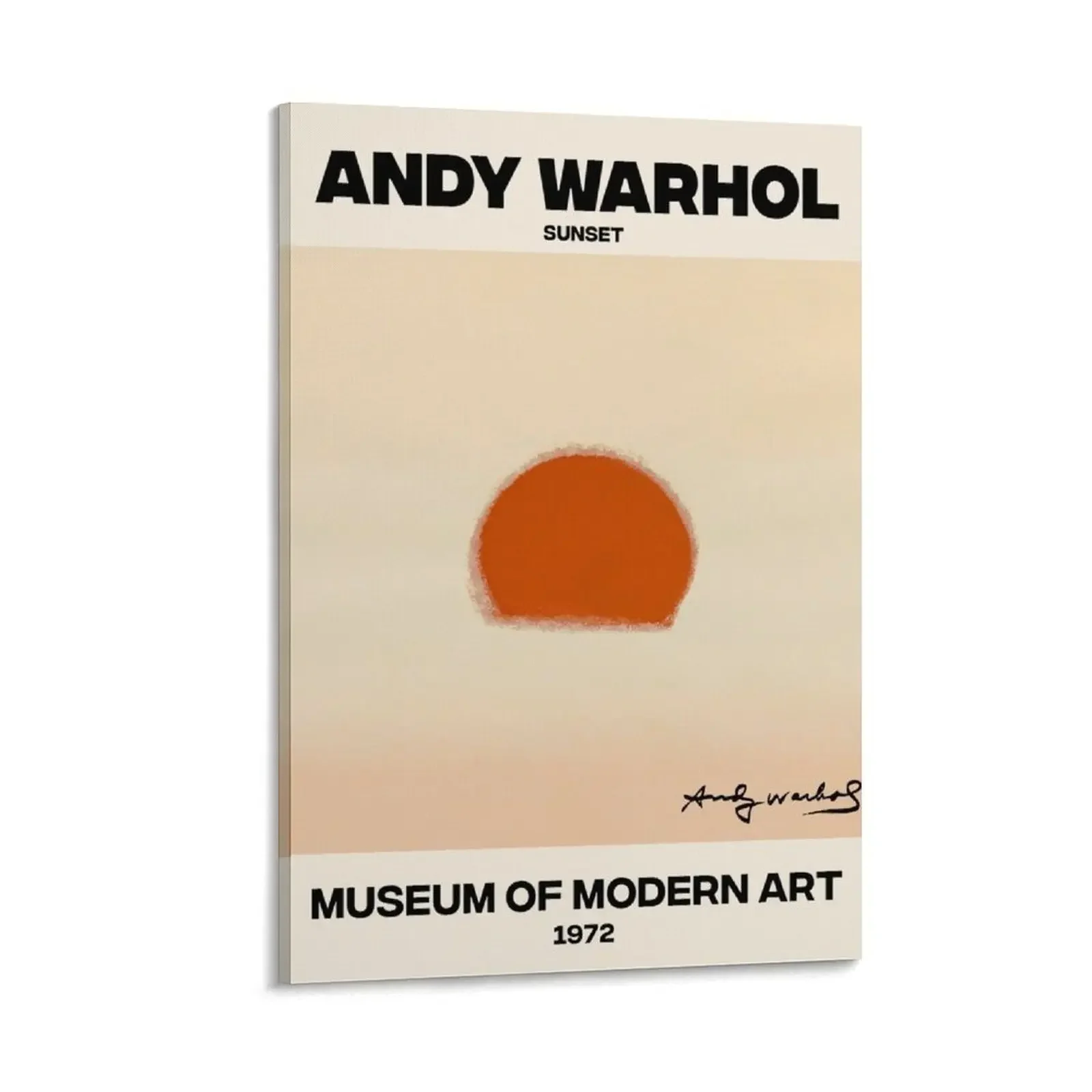 

Andy Warhol Print, Andy Warhol Sunset, Printable Warhol, Andy Warhol Poster, Pop Art Print, Abstract Wall Art, D Canvas Painting