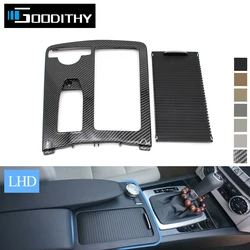 LHD Central Console Armrest Drink Cup Holder Roller Shutter Frame Panel For Mercedes Benz W204 C180 C200 C220 W207 E W212 E260