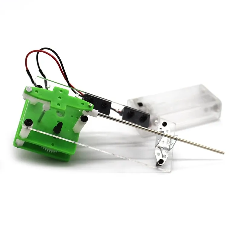 DIY Reciprocating Motion Model Maker Mini Telescopic Linear Actuator Electric Motor Transmission Toy Wheel Linear Motion Model