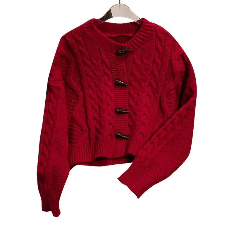 Cardigan tricoté pour femme, manteau, ample, loisirs, polyvalent et confortable, nouvelle mode printemps et automne