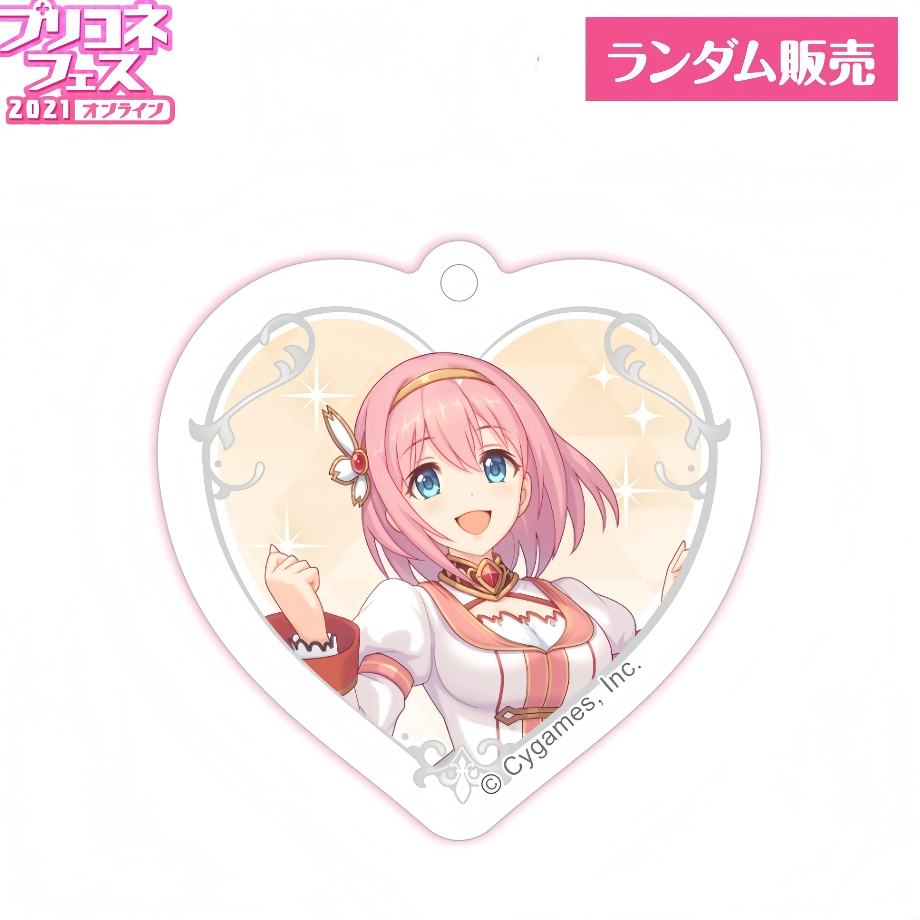 Wholesale Princess Connect! Re:Dive 6cm Acrylic Pendant Keychains Cosplay Cell Phone Pendant Gift Option Souvenir Display