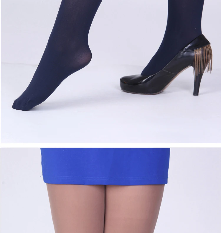 Frauen Winter Dicke Strumpfhosen Plus Größe Neue 600d Anti Haken Reißen Strumpfhosen Beständig Super Elastische Große Opaque Farbe Weibliche 2023 – Detail 17