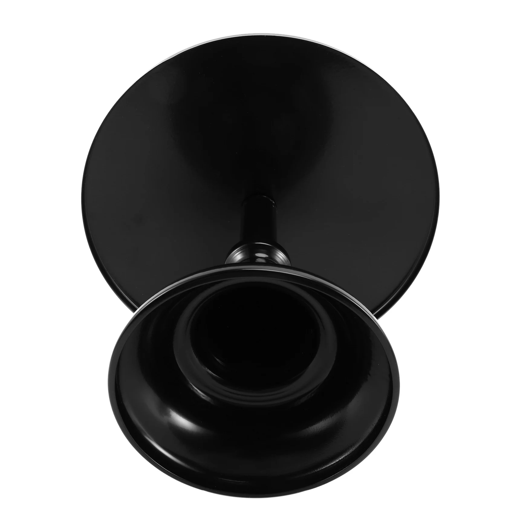 12 Inch Iron Round Cake Stand Cake Plate Pedestal Dessert Holder Wedding Birthday Party-Black