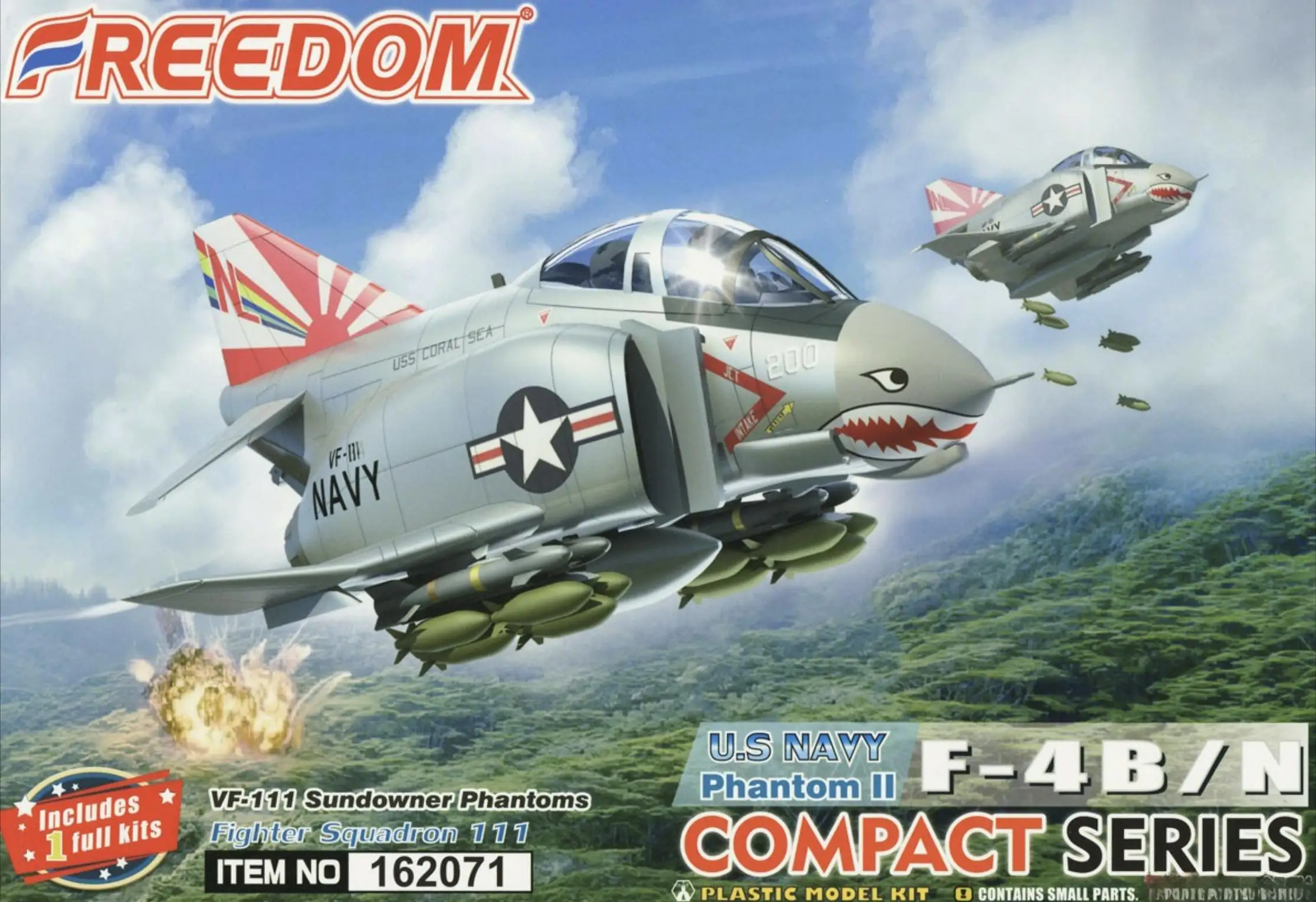 

FREEDOM 162071 Compact Series:US Navy F-4B/N Phantom II Sundowners Model