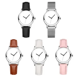 Sublimation Blank PU Leather Watch DIY Picture Print on Watch Dial Personalized Heat Press Custom Gifts Souvenirs Wholesale