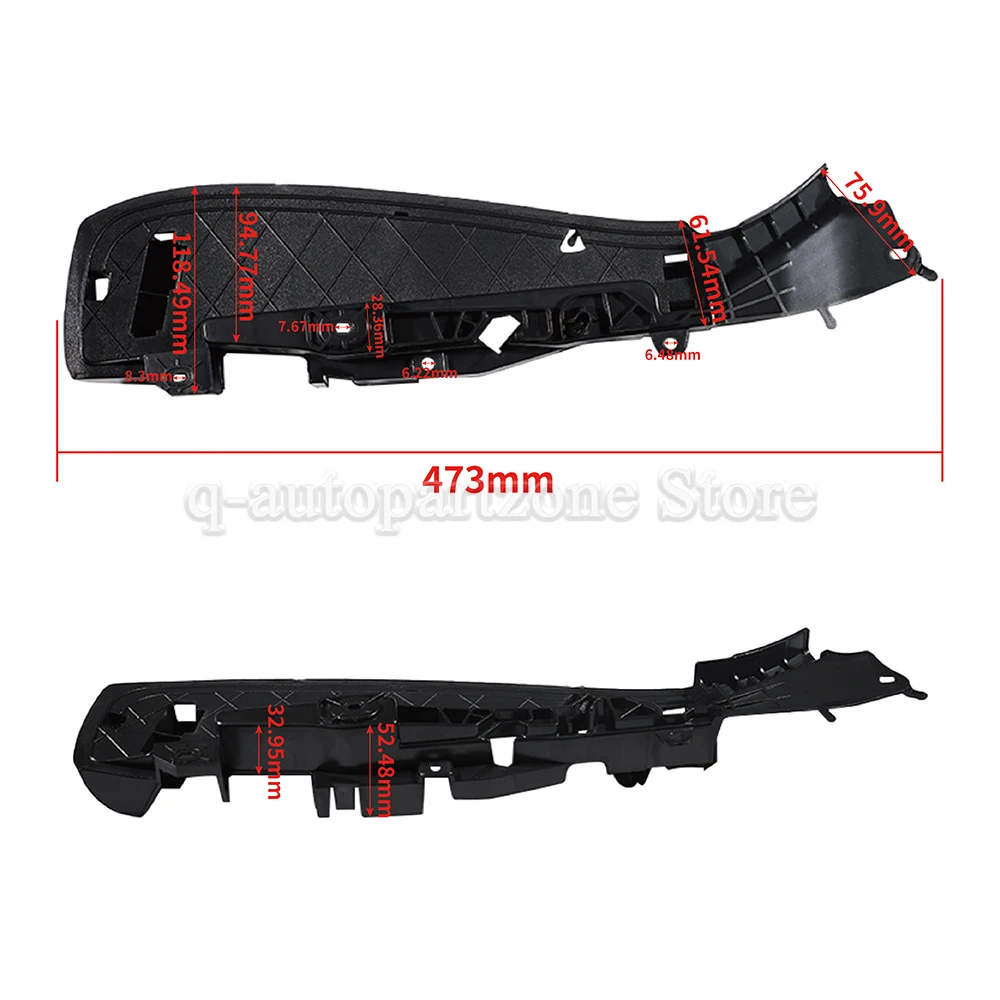 Car Front Seat Side Bracket Plastic Track Rail Cover Support For BMW 5 M5 GT6 X5 X6 7 F10 F11 F15 F16 F01 F02 F07 G12 G30