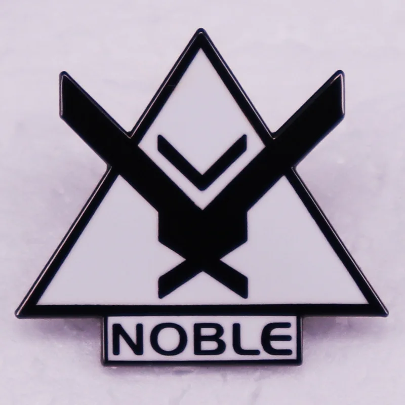 Halo Game Noble Team Symbol Brooch Noble Badge Enamel Pin Lapel Pins Badge Hats Clothes Backpack Decoration Jewelry Accessories