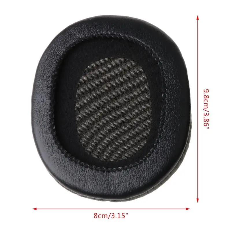96BA Memory Foam Ohrpolster Kissen Schwamm Abdeckung für ATH-M40X ATH-M50X Paar Weiche Polsterset Drahtlose Kopfhörer – Detail 6