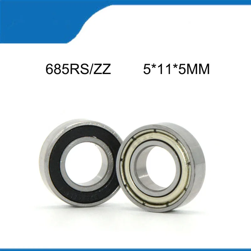 High Quality Bearing 10/20PCS 685-2RS 685ZZ (5*11*5MM) ( ABEC-1) 685Corrosion Resistance And Quality Deep Groove Ball Bearings