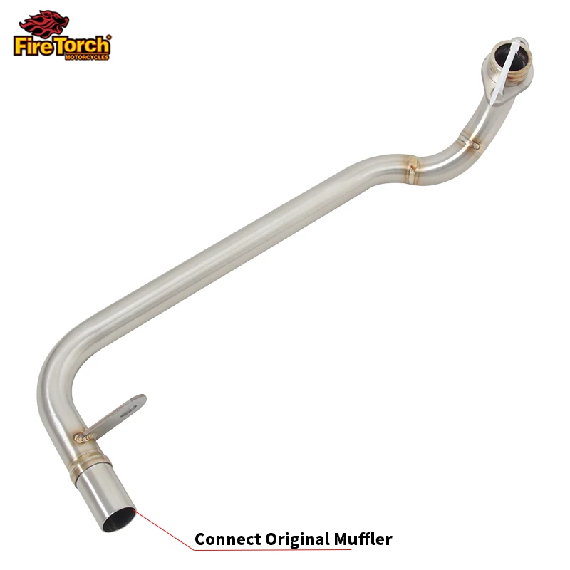 Slip On For Honda GROM125 MSX125 SF GROM 125 2021 2022 2023 Motorcycle Exhaust Escape Moto Full Systems Modified Front Link Pipe