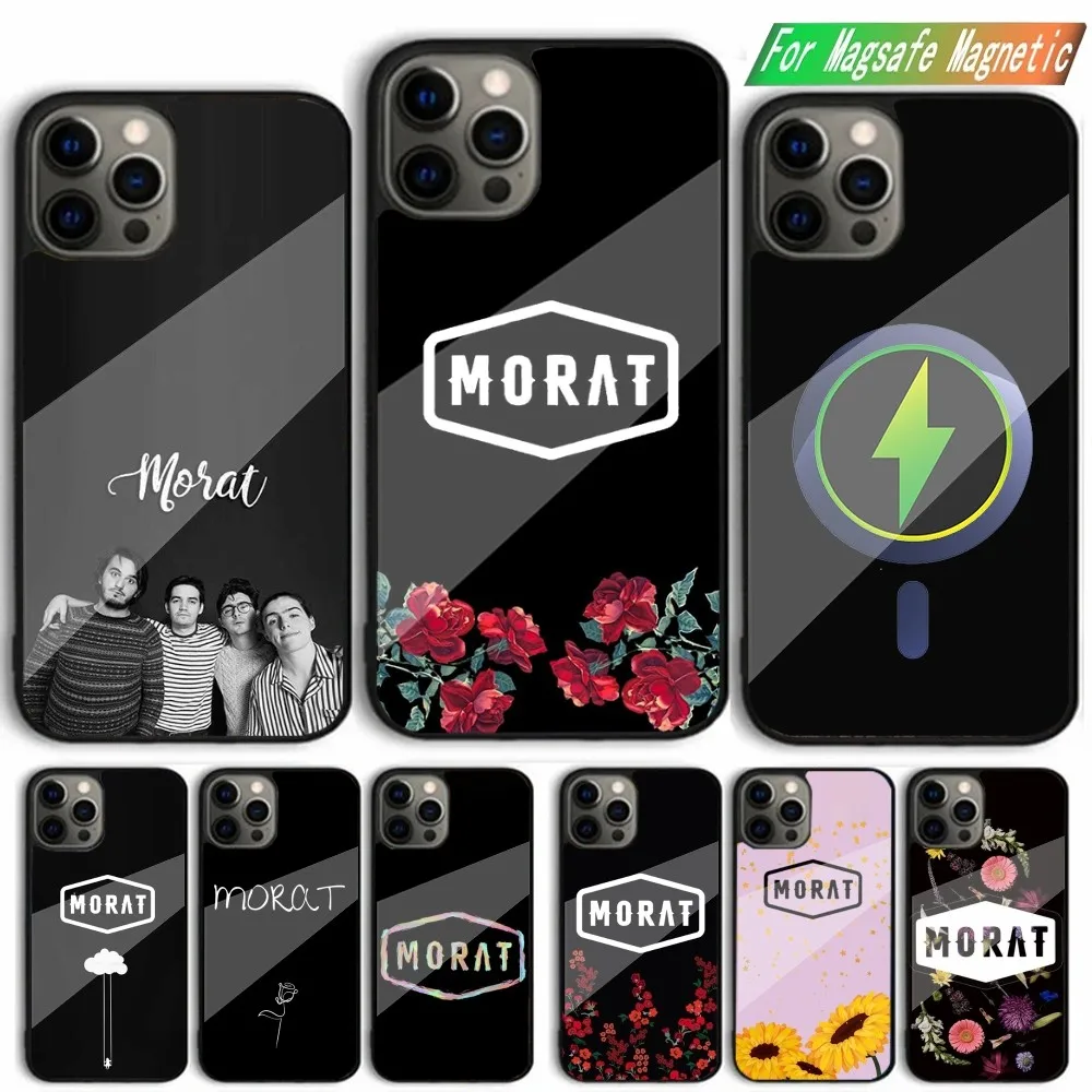 

B-Band M-Morat Balas Phone Case For iPhone 15,14,13,12,11,Plus,Pro,Max Mini Magsafe Magnetic Wireless Charging