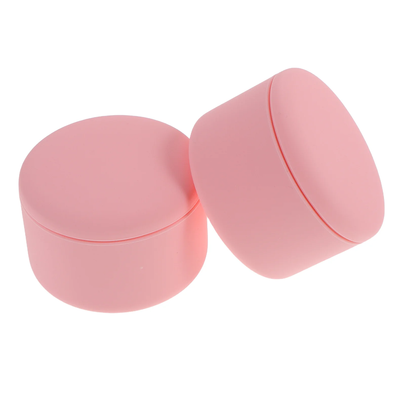 

2Pcs Small Silicone Travel Containers Leak Proof Portable Skincare Makeup Organizer for Creams Lotions Travel Essentials