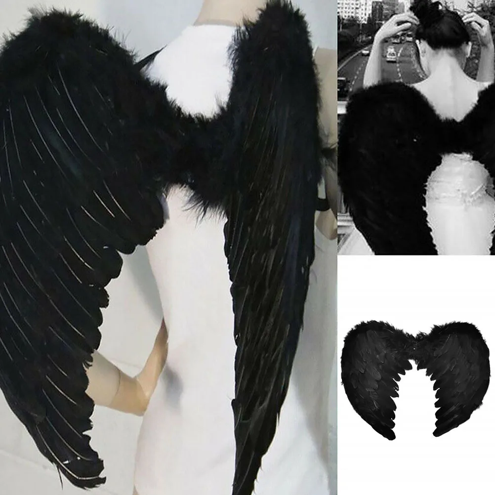 Angel Plume Wing Costume Prop Lightweight Comfortable Party Stage Performance Photo Christmas Halloween Adornment