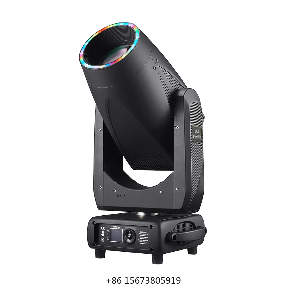 600W CTO CMY Profile Frame Moving Head Spot Beam Wash Stage Lighting Professional System Cutting DJ Wedding Party