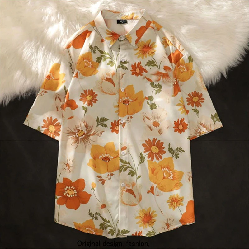 

GELITAYIN Shirt Men Women Casual Fashion Short Sleeves Shirts Clothing
