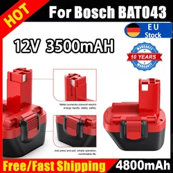 2024 For Bosch 12V 3500mAh PSR Battery 12V 3.5Ah AHS GSB GSR 12 VE-2 BAT043 BAT045 BAT046 BAT049 BAT120 BAT1392024