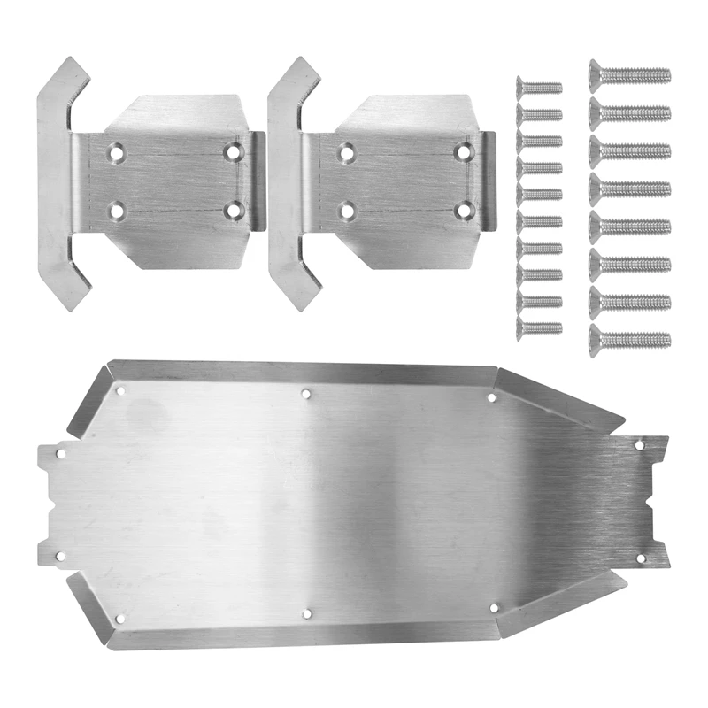 

Stainless Steel Chassis Armor Gearbox Protector Skid Plate For 1/8 Traxxas Sledge RC Car Upgrade Parts Accessories