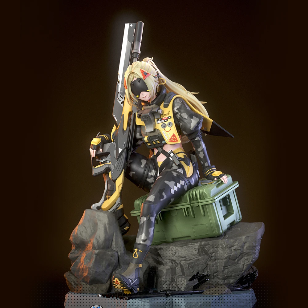 

1/24 3d Printing Model Kit Sexy Mechanical girlAnime Figure Model Kit DIY Miniature Reduction Statue Unpainted Toys