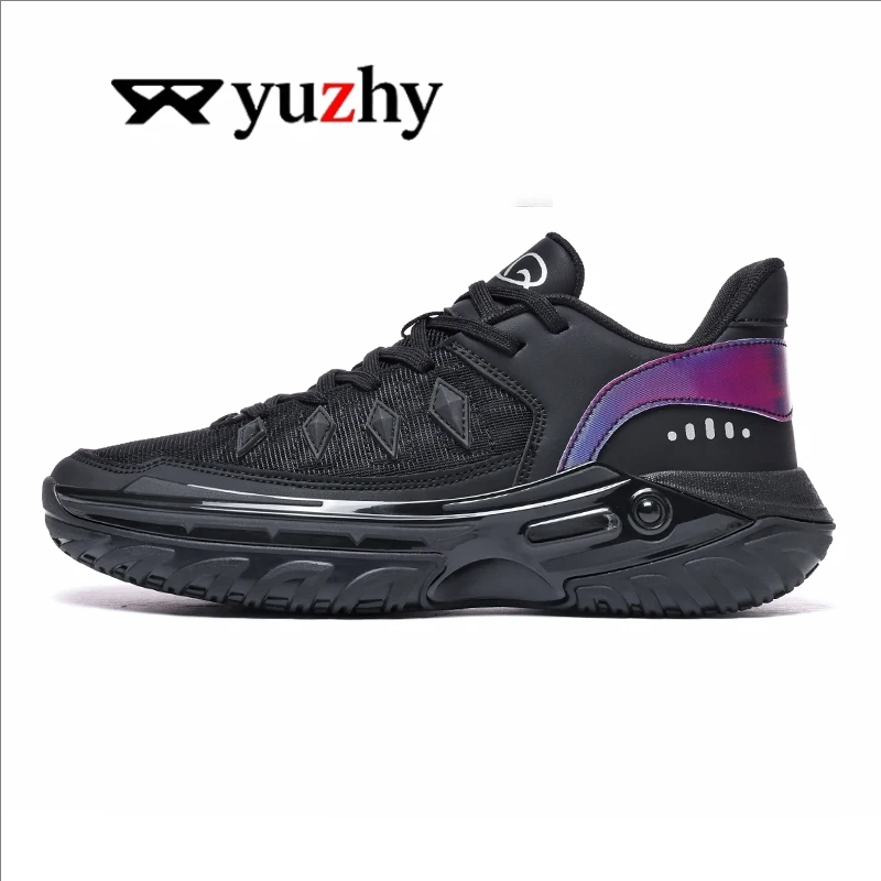 Men's Basketball Shoes Breathable Cushioning Non-Slip Wearable Runing Shoes Gym Training Athletic Basketball Sneakers for Men