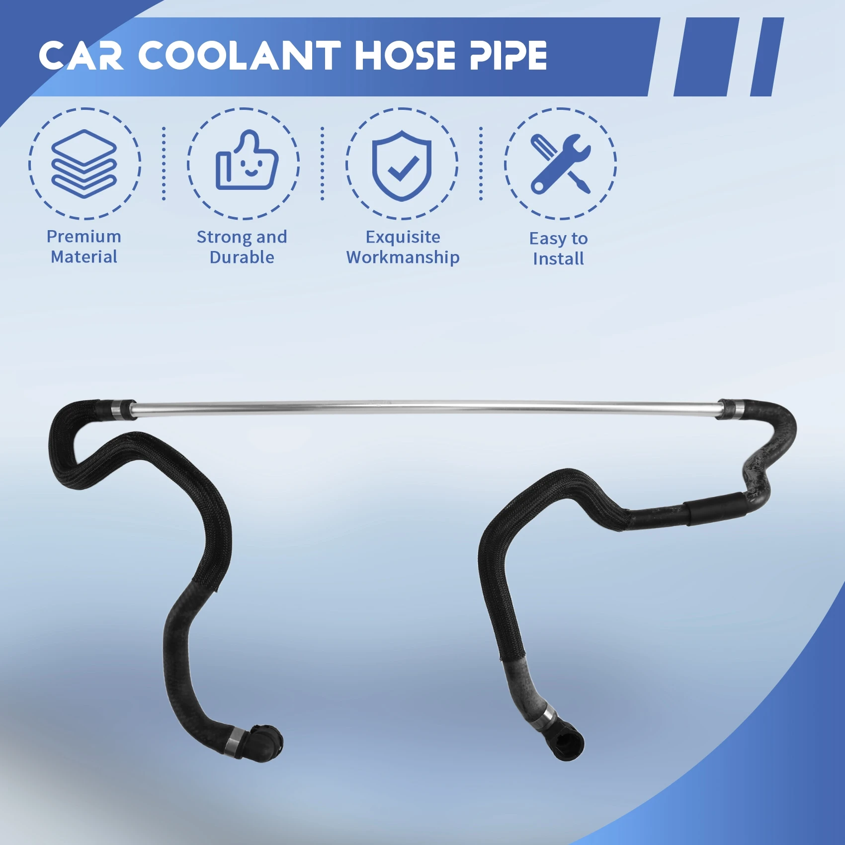 

Шланг охлаждающей жидкости 17127580965 для BMW 5, 6, 7 F10 F07 F11 F01 F02 F03 F04, автомобильный радиатор 2009-2017