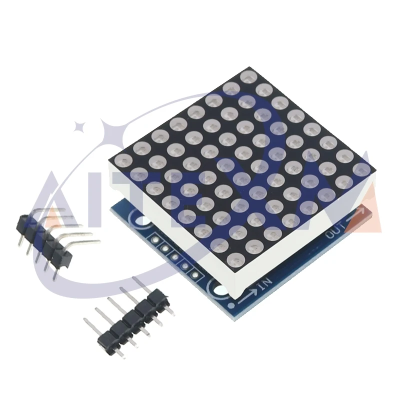 Picture 7: MAX7219 R/G/B Dot Matrix Module 8x8 Microcontroller Module Display Module Finished For Arduino