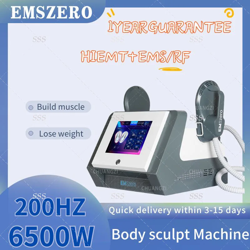 

6500W 15 Tesla HI-EMT4 Handle Sculping Electromagnetic Slimming Beauty Machine EMSSLIM