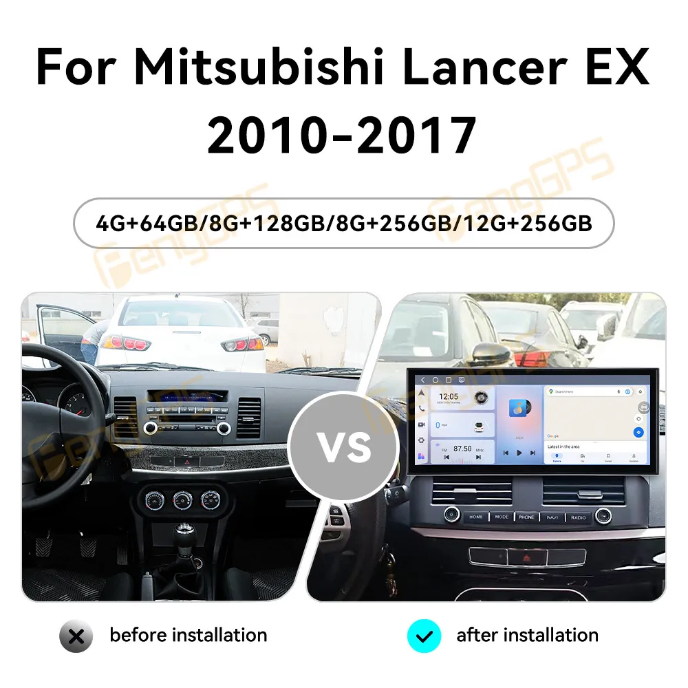 15.8 Inch Screen Car Radio For Mitsubishi Lancer EX 2010-2017 Android GPS Navigation Multimedia Video Stereo Receiver Head Unit