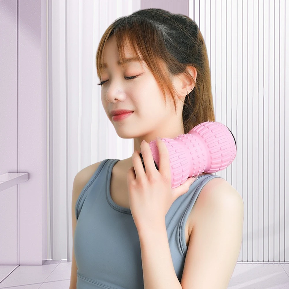 

Electric Peanut Ball Ergonomic Yoga Fascia Ball Rechargeable Deep Tissue Roller for Myofascial Release & Muscle Recovery