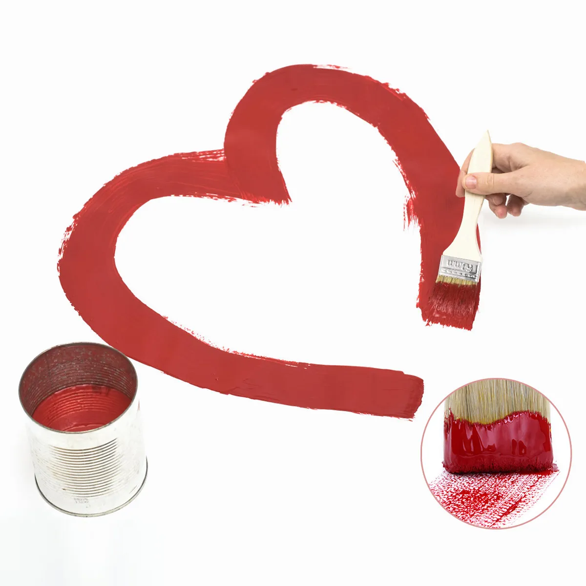 23Pcs Paint Brush Set Wooden Handle Bristle Paint Brushes for Wall Furniture Painting Artist Use Precision Control