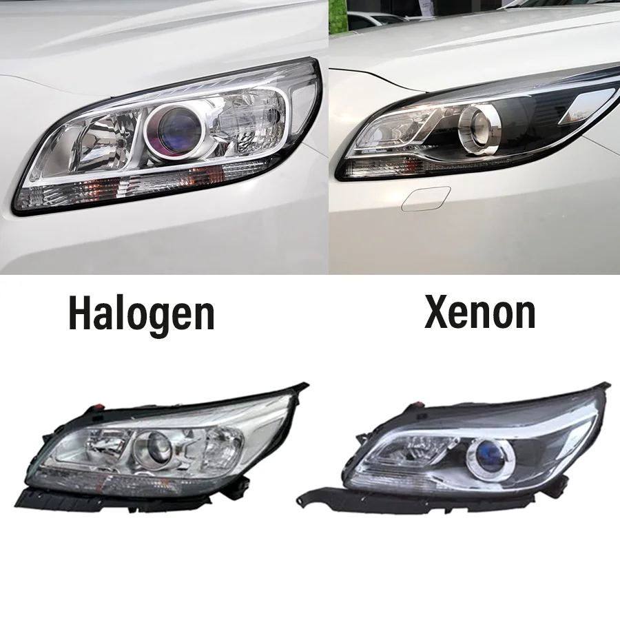 

Wooeight 1Pc Car Auto Headlight Front Headlamp Housing Light Fog Lamp Halogen/Xenon Type Fit For Chevrolet Malibu 2012-2015