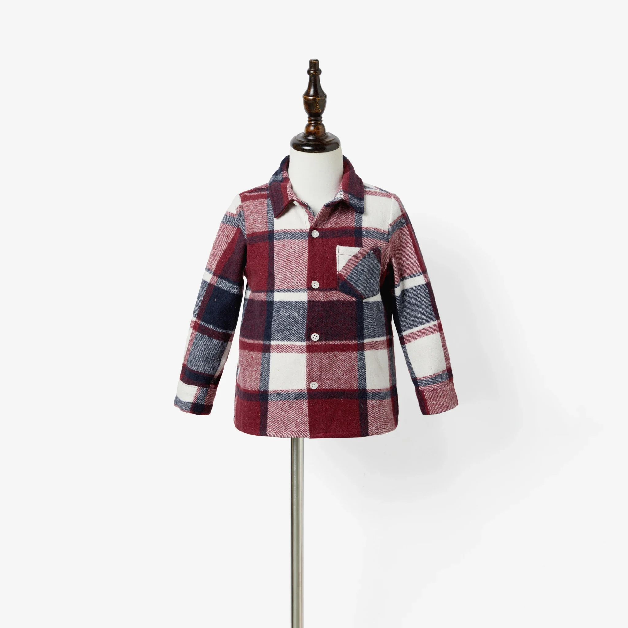 PatPat Family Matching Casual Long Sleeve Plaid Design Shirts and Knit Splicing Belted Dresses Sets Suitable for Summer Season