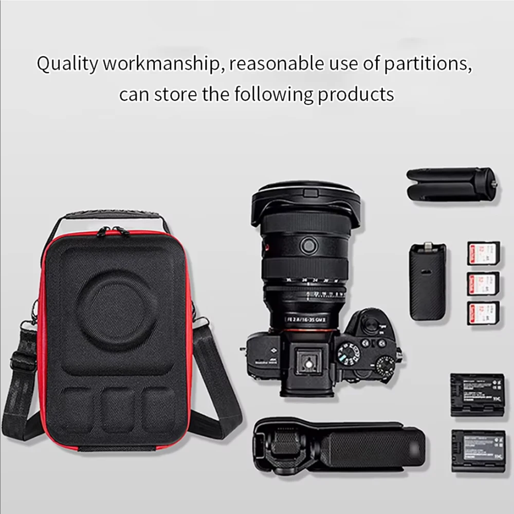 Hard EVA Camera Storage Case for Cn R62 R8 for Nk Z6 Z5 ZF for Sn A7C2, with Thickened Hard Shell, Portable Travel Carrying Box