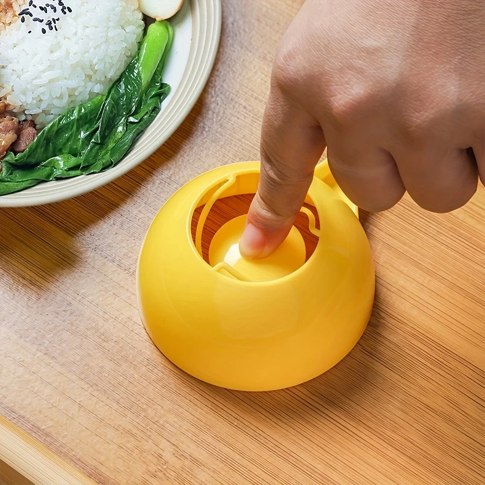 2pcs Semi-Circular Rice Shaping Molds - DIY Bento Box & Sushi Rice Mold for Perfectly Shaped Meals, Easy-to-Clean Kitchen Tools