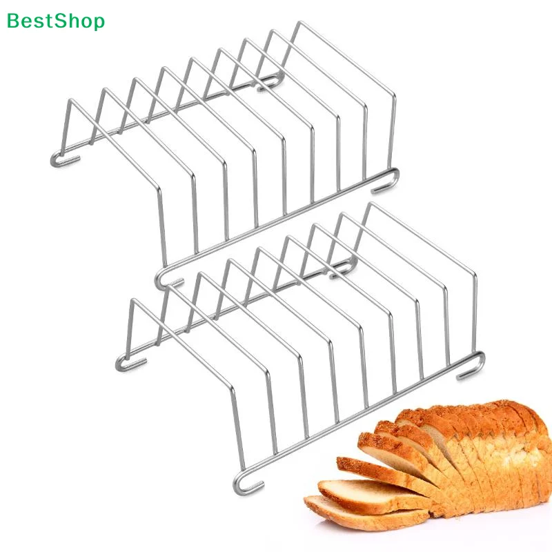 ✍Air Fryer Toast Rack, Stainless Steel Bread Holder for Air Fryer, Oven & Microwave, Heavy Duty Food Cooling Trivet