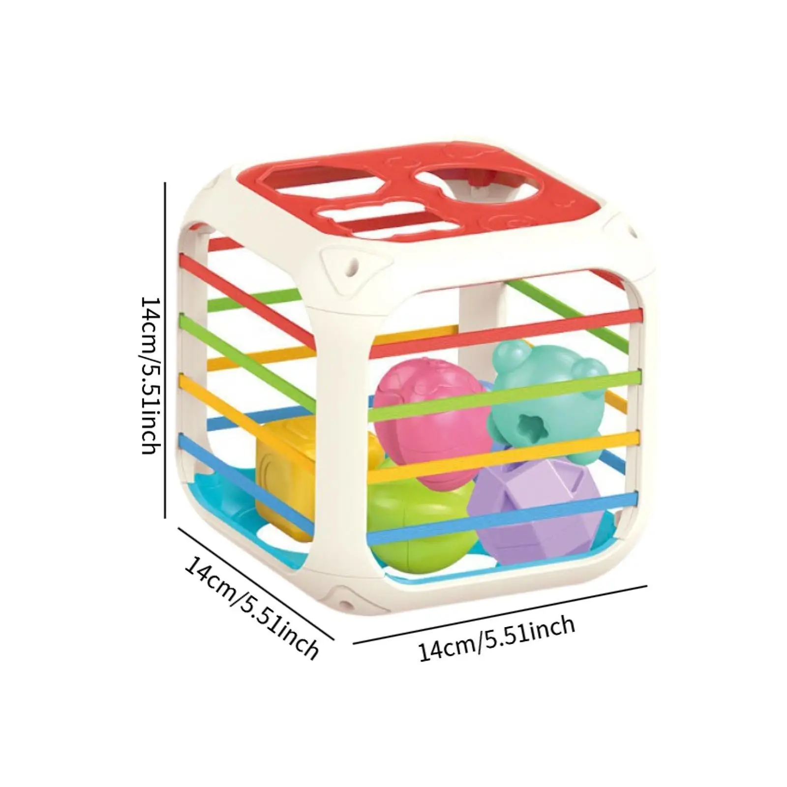 Activiteit Kubusbak Kleurherkenning Vroeg leren Speelgoed voor jongens Reizen Kinderen