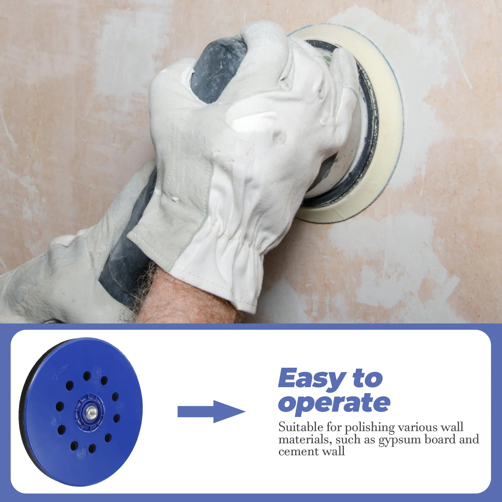 

Sander Disk Self-adhesive Disc Polishing Machine Drywall Thread Round Sanding for
