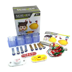 Kids Montessori Toy Fruit Potato Dry Battery Educational Science Toys for Children Technology Experiment Teaching Aids STEM Kit