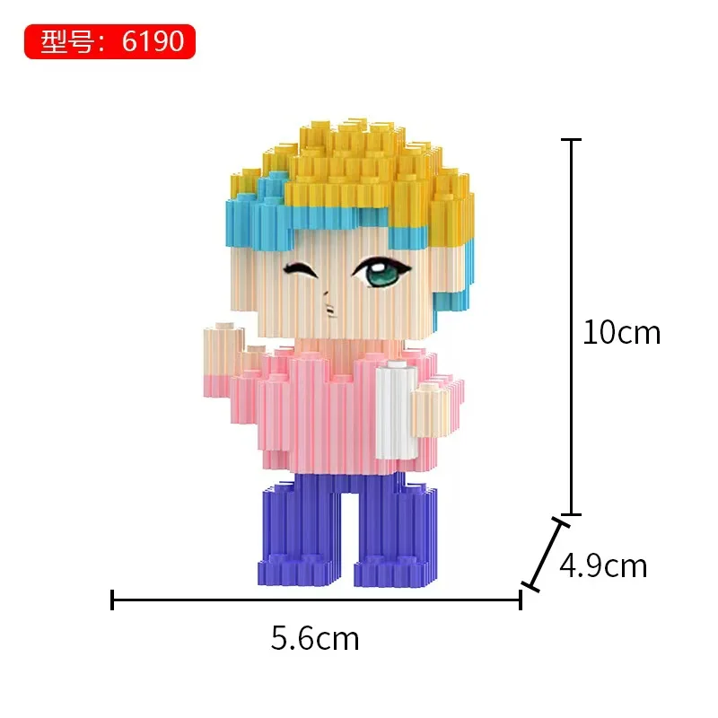 Kpop Devil Hunter Mini Building Block Toy صندوق أعمى، مجموعة أشكال أنيمي لطيفة، نموذج قابل للجمع بنفسك، هدية مفاجأة غامضة لمحبي