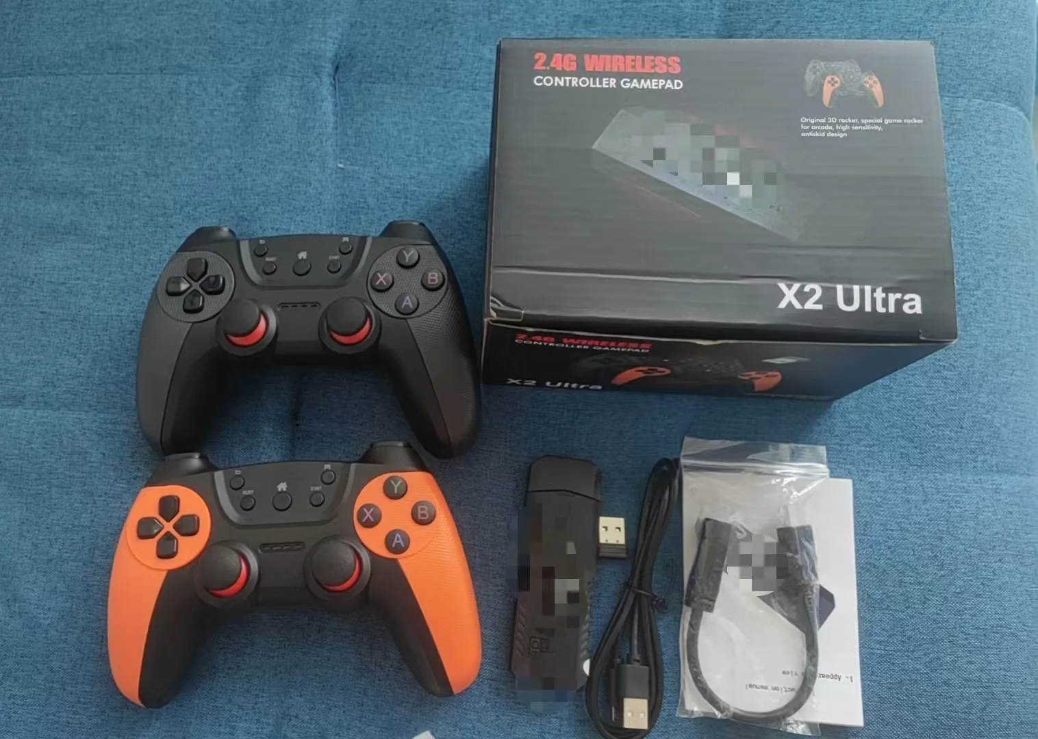 X2 Ultra Factory 2.4G وحدة تحكم لاسلكية أندرويد PSp كمبيوتر تلفزيون البخار غمبد مشغلات الألعاب المحمولة 2025