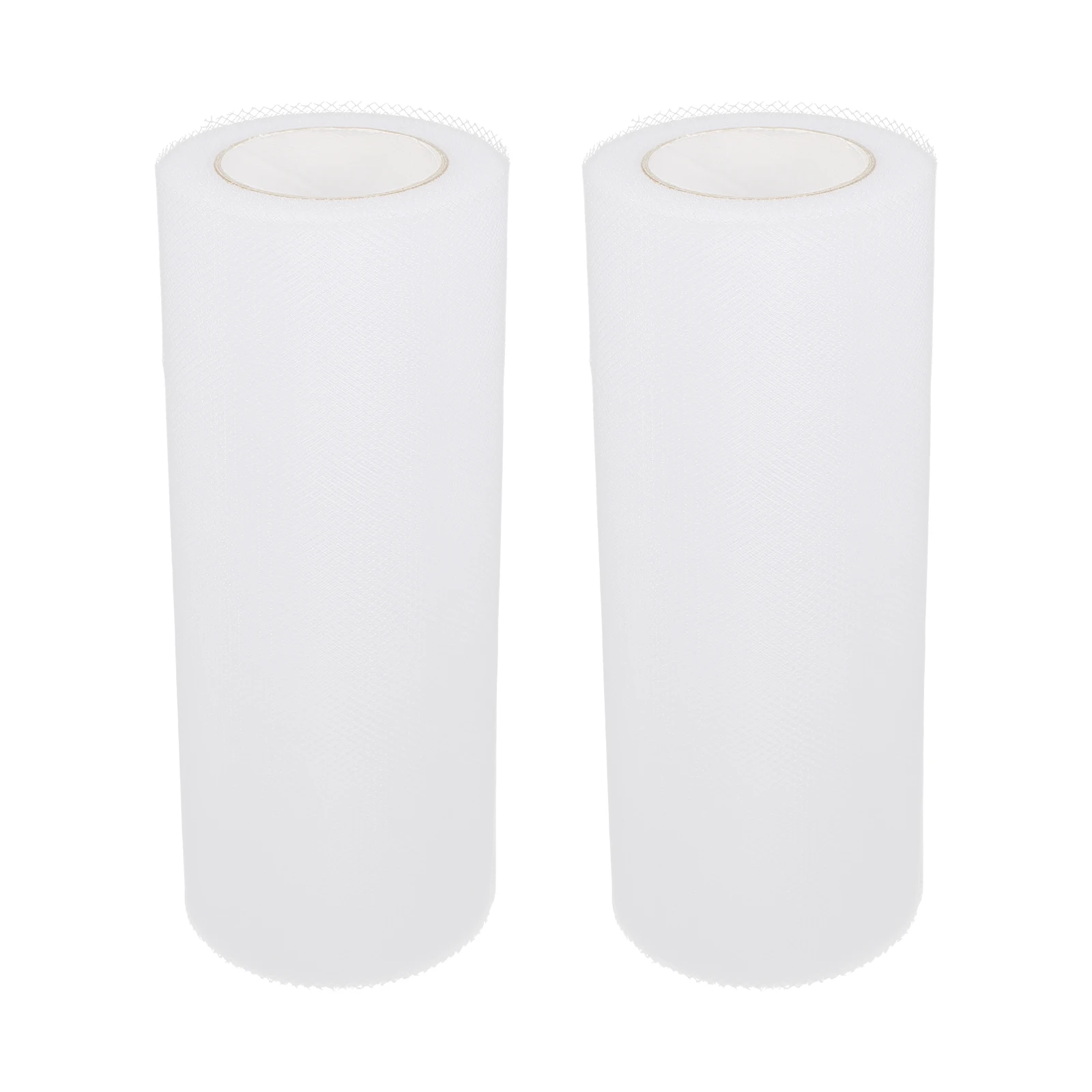 

White Mesh Rolls Tulle Fabric Decorative Ribbon for Gift Wrapping Party Wedding DIY Accessories Festive Elegant bows crafts