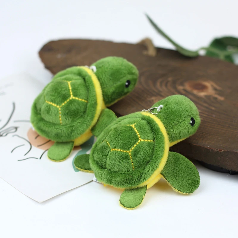 Cartoon Sea Turtle Plush Toy Keychain