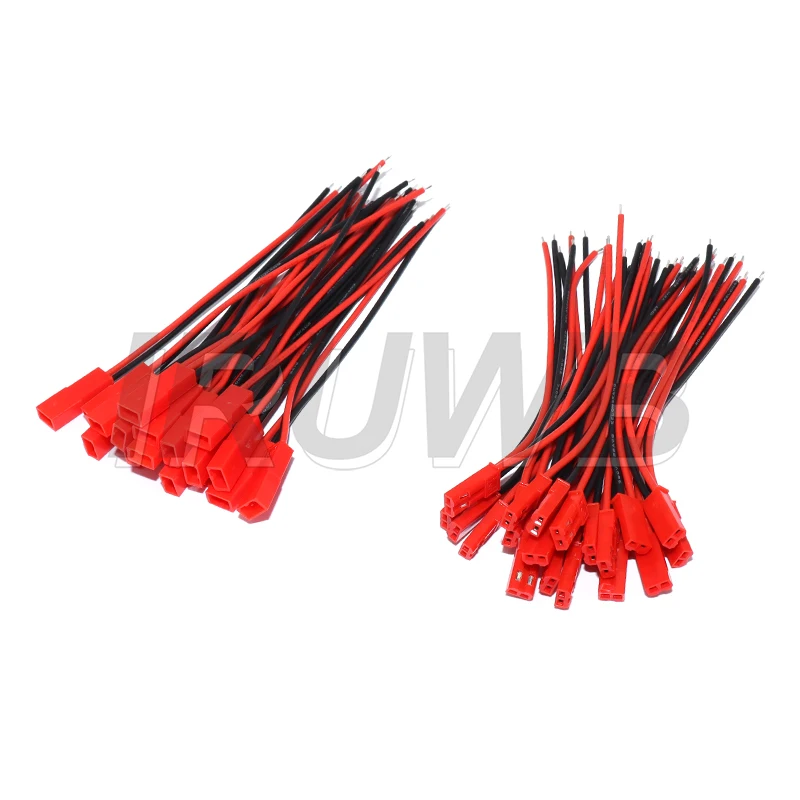 40pcs 2 Pin Connectors Terminals Male&Female Connector JST Plug Cable DIY