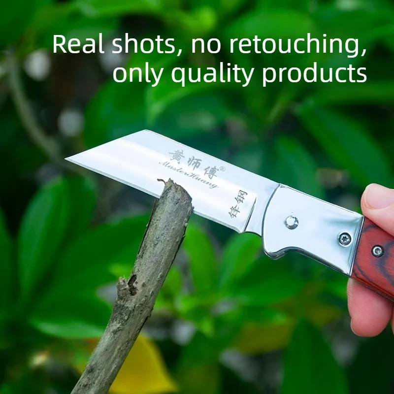 Stainless Steel Folding Knife 9cr18 Horticultural Grafting Knife Fruit Tree Seedling Bud Outdoor Chipping Knife