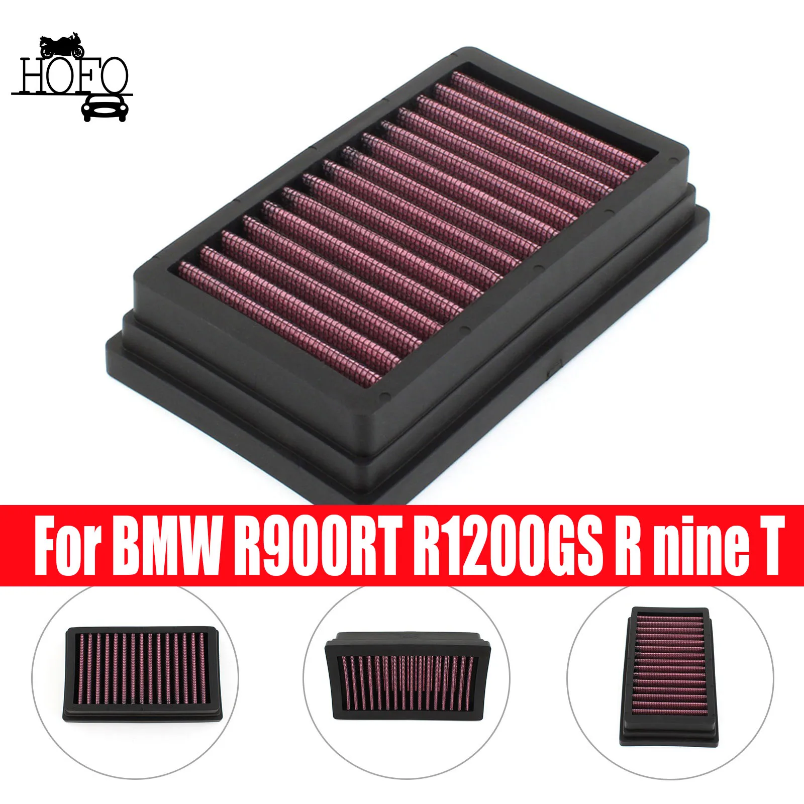 

Motorcycle Air Cleaner Intake Filter Kit For BMW R900RT R1200GS R nine T Flow Air Filter& Oil Filter
