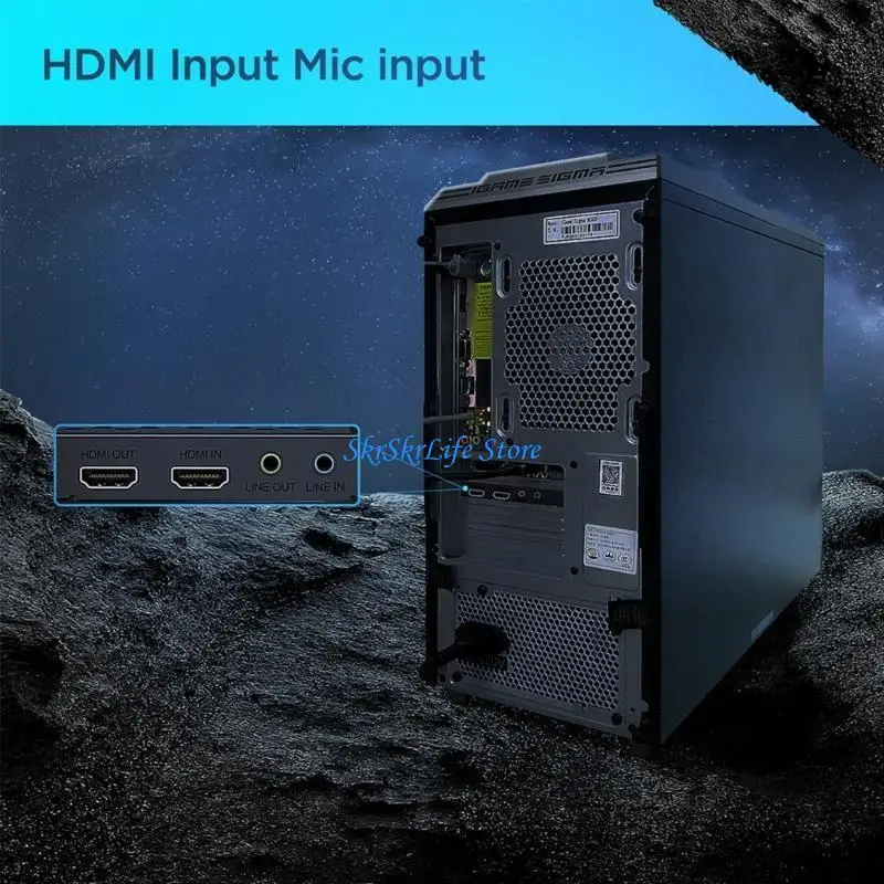 

E65E Game Card, PCI-E 4K 60Hz Record & Live Stream for Gaming