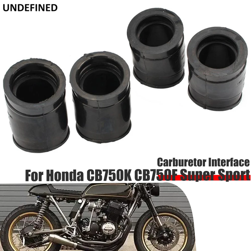 Kolektor dolotowy do gaźnika do CB750K 1969-1976 Honda CB750 cztery CB750K 750 cztery motocykl czarny kolektor interfejs gaźnik