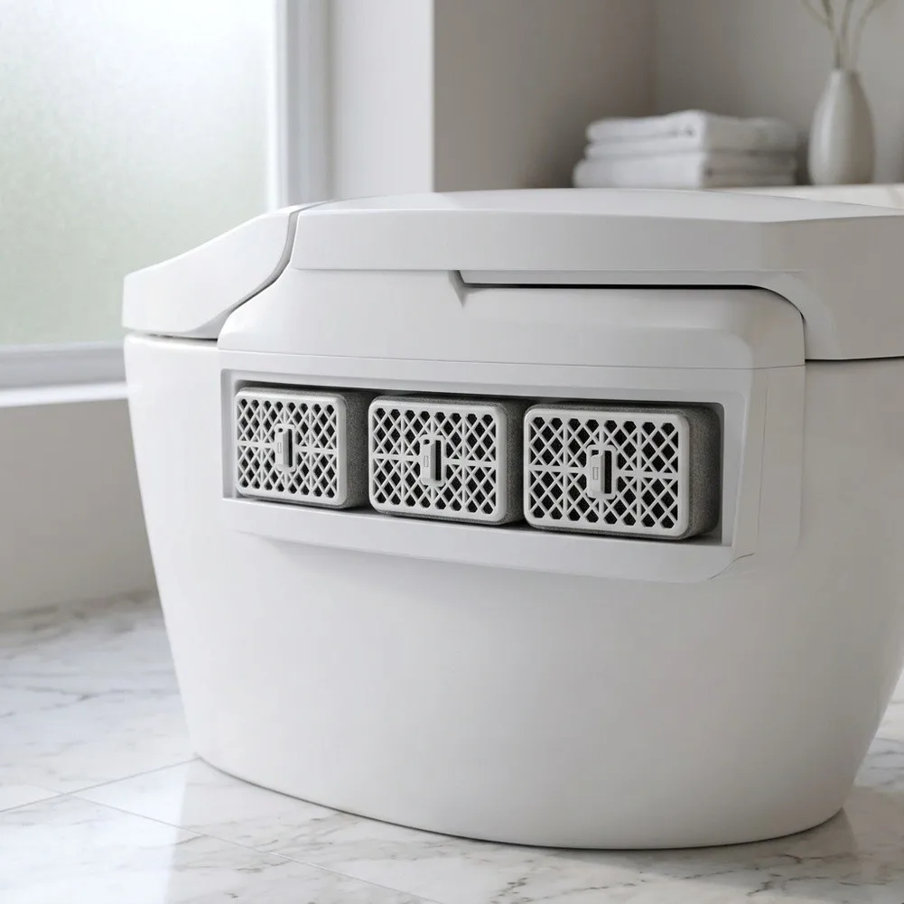 For Daily Bathroom Use Deodorizing Activated Carbon Filter Replacement Filter For Toilet Fresh Bathroom  For Daily