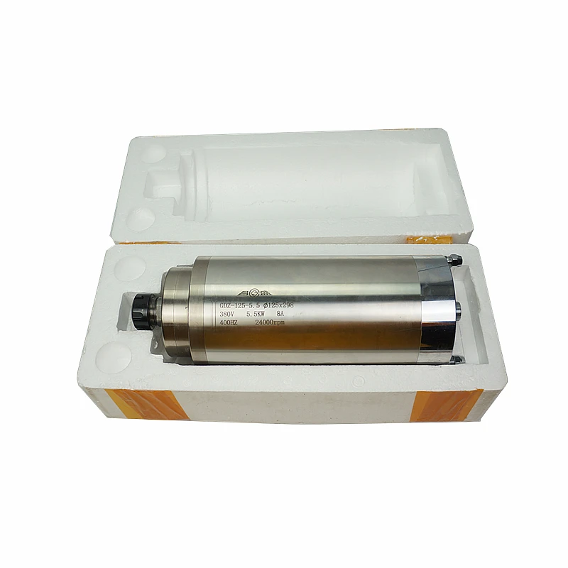 CNC Spindle Motor 4.5KW ER20 220V/380V 24000rpm water cooled For cnc router Milling machine