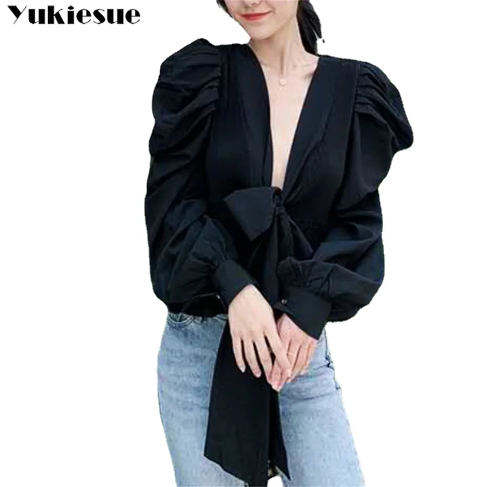 Elegant Blusas Mujer De Moda 2022 Summer Top Female Women Shirts Women\'s White Shirt Blouses Tops Long Sleeve Chic Woman